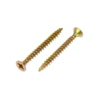 Саморез универсальный 4х40, желтый цинк, короб (200 шт/уп)