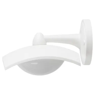 Садово-парковый светильник ДБУ 07-8-004 Дели 4 белый 4 гранный настенный IP44 светодиодный 8Вт 6500K