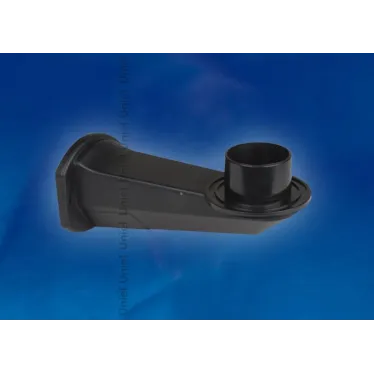 Кронштейн для садово-парковых светильников. Ти соединения с рассеивателем - резьбовой. Длина 190мм. Встроенный патрон Е27. Материал - пластик. Цвет черный. UFP-C23BN-190 BLACK