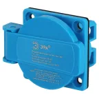 Розетка панельная скрытая с крышкой R(PAN)-16-2P-PE-IP54 112 2Р+PЕ 16А 220В ЭРА