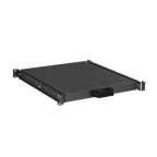 Полка выдвижная перфорированная глубина 685мм RAL9005