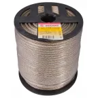 Трос стальной в ПВХ оплетке d-5.0 мм. прозрачный (100 м)