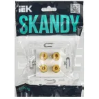 SKANDY Аудиорозетка 4-местная SK-A01W арктический белый IEK