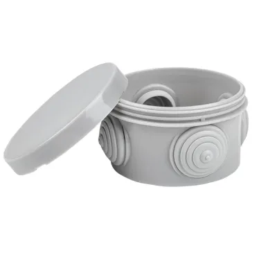 Коробка распаячная КМР-040-039 с крышкой наружная (85х40) 4 мембранных ввода IP54 розничный стикер PROxima