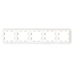 ATLASDESIGN ANTIQUE 5-постовая рамка, универсальная, ЖЕМЧУГ