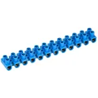 Зажим винтовой ЗВИ-5 1.5-4 мм.кв. 12пар не поддерживающий горение синий