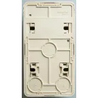 ЭТЮД Блок открытой установки Розетка без заземления + Выключатель одноклавишный сосна