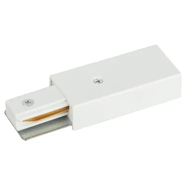 Ввод питания для однофазного трекового шинопровода белый TR-1PA-PC-WH