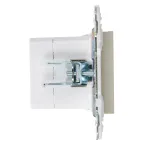 SKANDY Розетка USB A+A 3,1А SK-R15B бежевый IEK