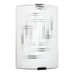 Светильник НББ-21-60 М21 Элегант 150х220 матовый белый/клипсы штамп металлик индивидуальная упаковка