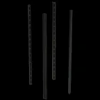 Стойки вертикальные, В-2200 мм, без дополнительных креплений, 4шт RAL9005