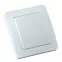 Выключатель одноклавишный скрытый белый 10А