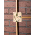 Коробка разветвительная KMP-030-032 (104х104х28) светлое дерево PROxima