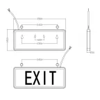 Светильник аварийный светодиодный 3ч 3Вт ВЫХОД-E XIT SSA-101-1-20