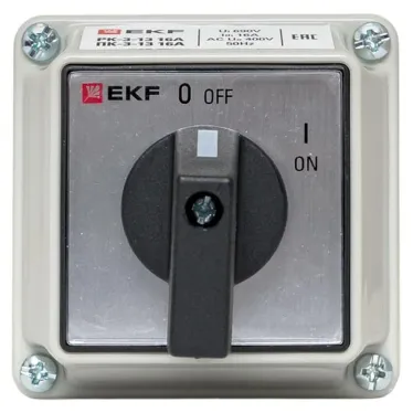 Переключатель ПК-3-13 16А 3P ВКЛ-ВЫКЛIP54