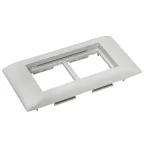 Рамка+суппорт на 4 модуля (2 поста) C-Line