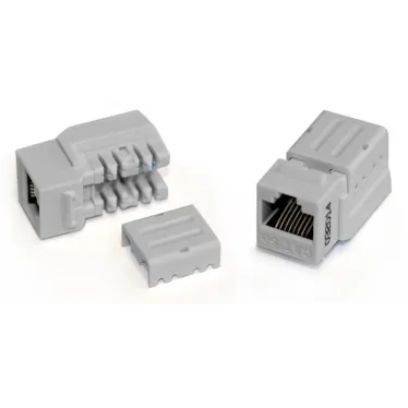 Вставка Keystone Jack RJ-45(8P8C)кат 5e110 IDC серая