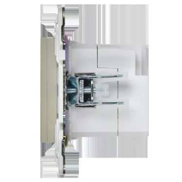 SKANDY Розетка USB A+C 18Вт SK-R13B бежевый IEK