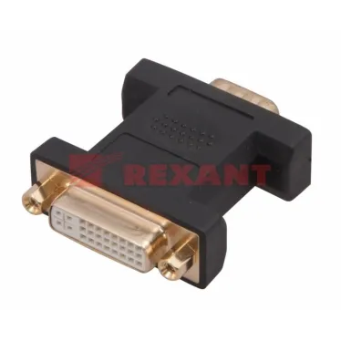Переходник штекер VGA - гнездо DVI-I,,