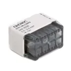 Клемма строительно-монтажная (СМК) на 8 проводника до 2.5 кв. мм. на токи до 24А (серая)