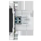 SKANDY Розетка USB A+C 18Вт SK-R13T титан IEK