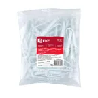 Дюбель-хомут для круглого кабеля (11-18мм) белый (50шт.) PROxima