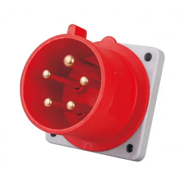 Вилка для скрытой проводки 3Р+РЕ+N 16А 380В IP44 ВЩ-103