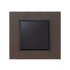 Рамка на 1 пост, S82N, свинец - графит (металл им.)