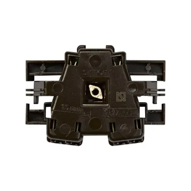 Розетка 2P, винтовые клеммы, 16А 250В, S73L, механизм