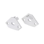 Заглушка ARH-DECORE-S12-EXT-F Flat с отверстием (ARL, Пластик)