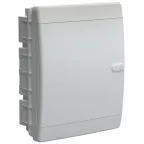 Корпус пластиковый встраиваемый на 18 модулей ЩРВ-П-18 IP41 UNION Compact белая дверь