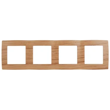 Рамка на 4 поста, Эра12, дуб, 12-5004-09