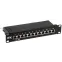 Патч-панель 1U кат.6A STP 12 портов 10дюйм Dual IDC