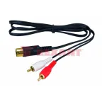 Шнур DIN 5 Pin - 2 RCA, 1.5 м., GOLD