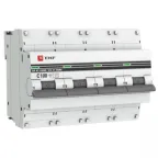 Автоматический выключатель 4P 100А (C) 10kA ВА 47-100M с электромагнитным расцепителем PROxima