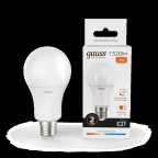 Лампа светодиодная LED 15 Вт 1320 лм 3000К А60 груша теплый E27 AC 220В Elementary Gauss