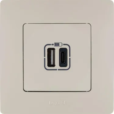 ETIKA Рамка 1 пост слоновая кость