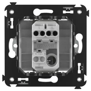 Avanti Выключатель одноклавишный, в стену Белое облако