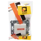 Avanti Выключатель одноклавишный, в стену Белое облако