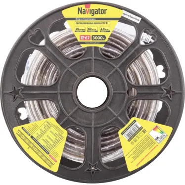 Лента светодиодная NLS-3528WW60-4.8-IP67-220V