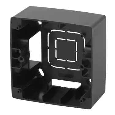 Коробка накладного монтажа 1 пост, Эра12, чёрный (20/200/1200) 12-6101-06