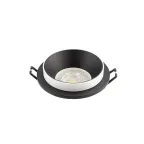 Светильник встраиваемый IP20 50 Вт GU10 черн. алюм. DENKIRS DK2400-BK