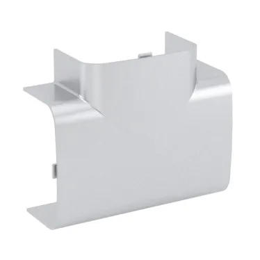 Тройник 90х50мм серый металлик