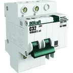 Выключатель автоматический дифференциальный АВДТ встроенная защита от сверхтоков 1P+N 50А 300мА AC D ДИФ-101