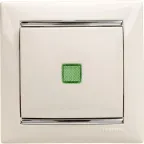 VALENA Рамка 1 пост жемчужная