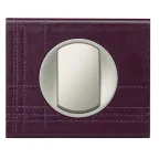 Рамка, однопостовая, кожа пурпур