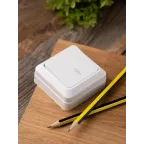 Рим Выключатель проходной одноклавишный 10А белый