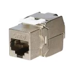 Модуль Keystone Jack RJ-45(8P8C) FTP экранированный CAT6 180град самозажимной