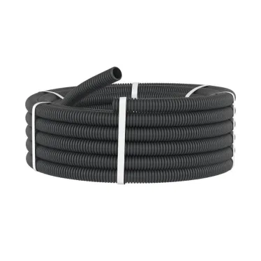 Труба гофрированная ПНД 50мм легкая без протяжки черная (15м)