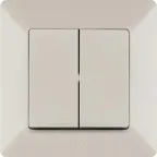 Valena LIFE Рамка 1 пост слоновая кость универсальная